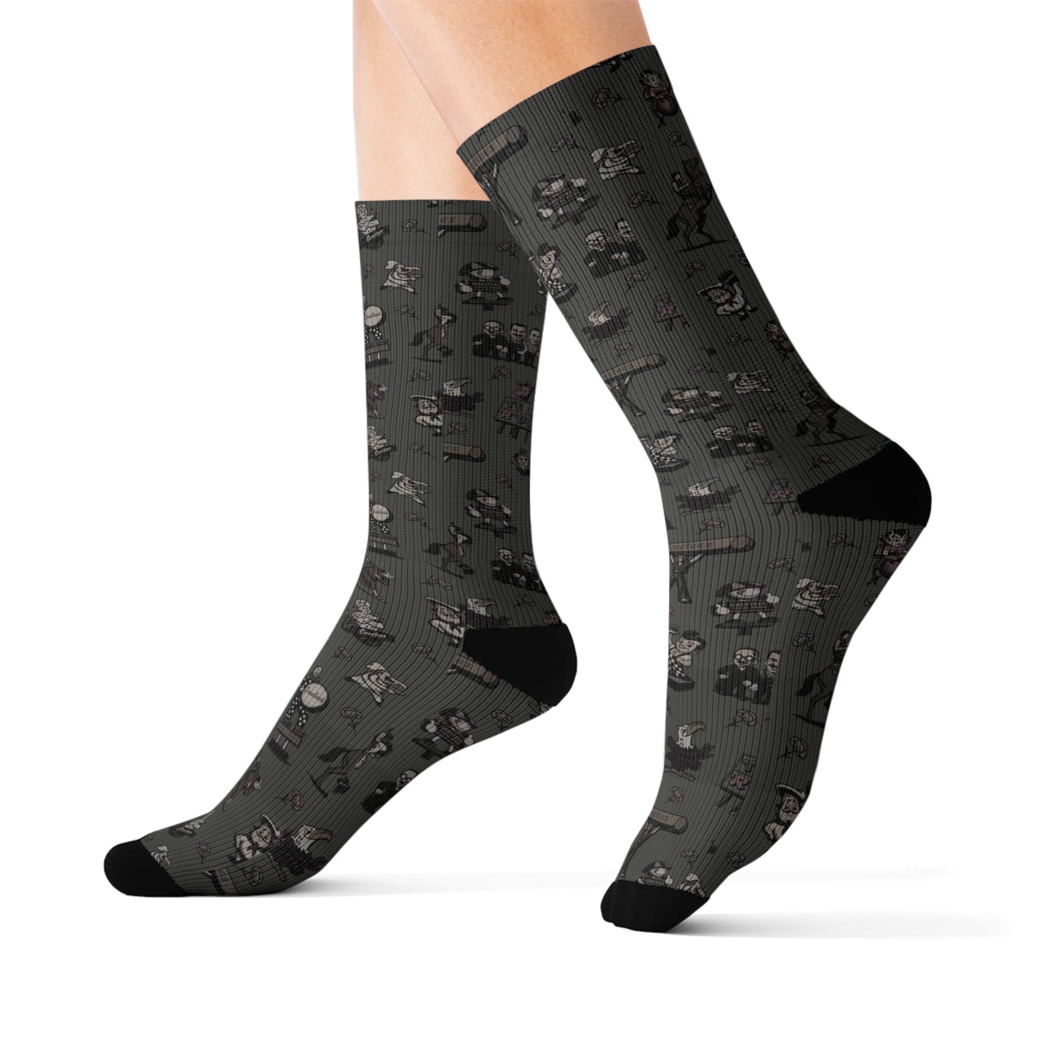 Greetees Valley Icons Midnight Socks
