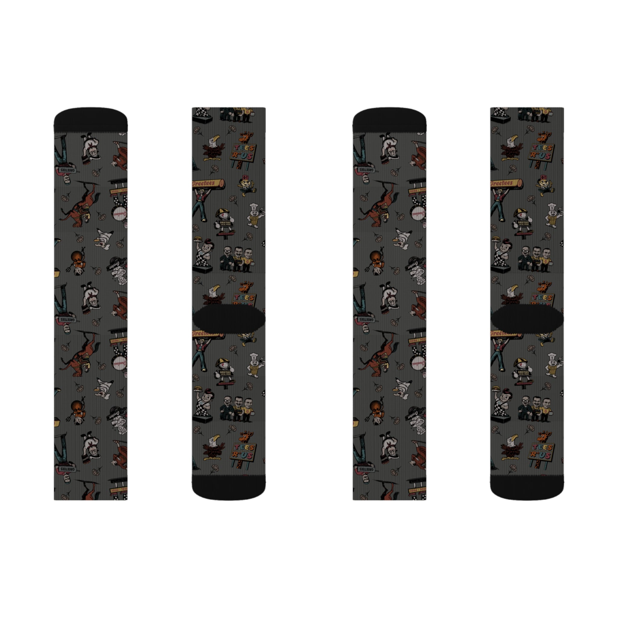 Greetees Valley Icons Midnight Socks