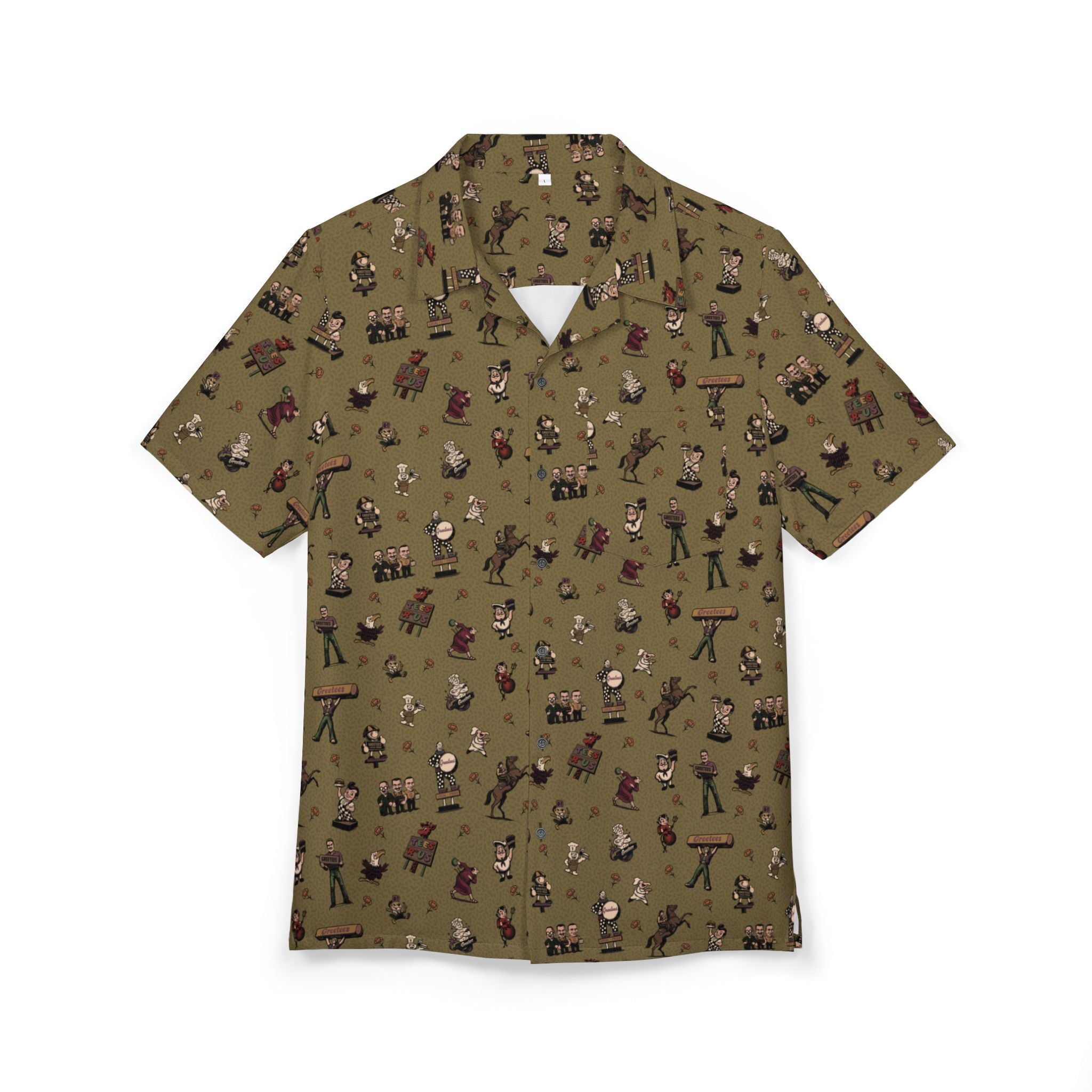 Greetees Valley Icons Casual Short Sleeve Shirt