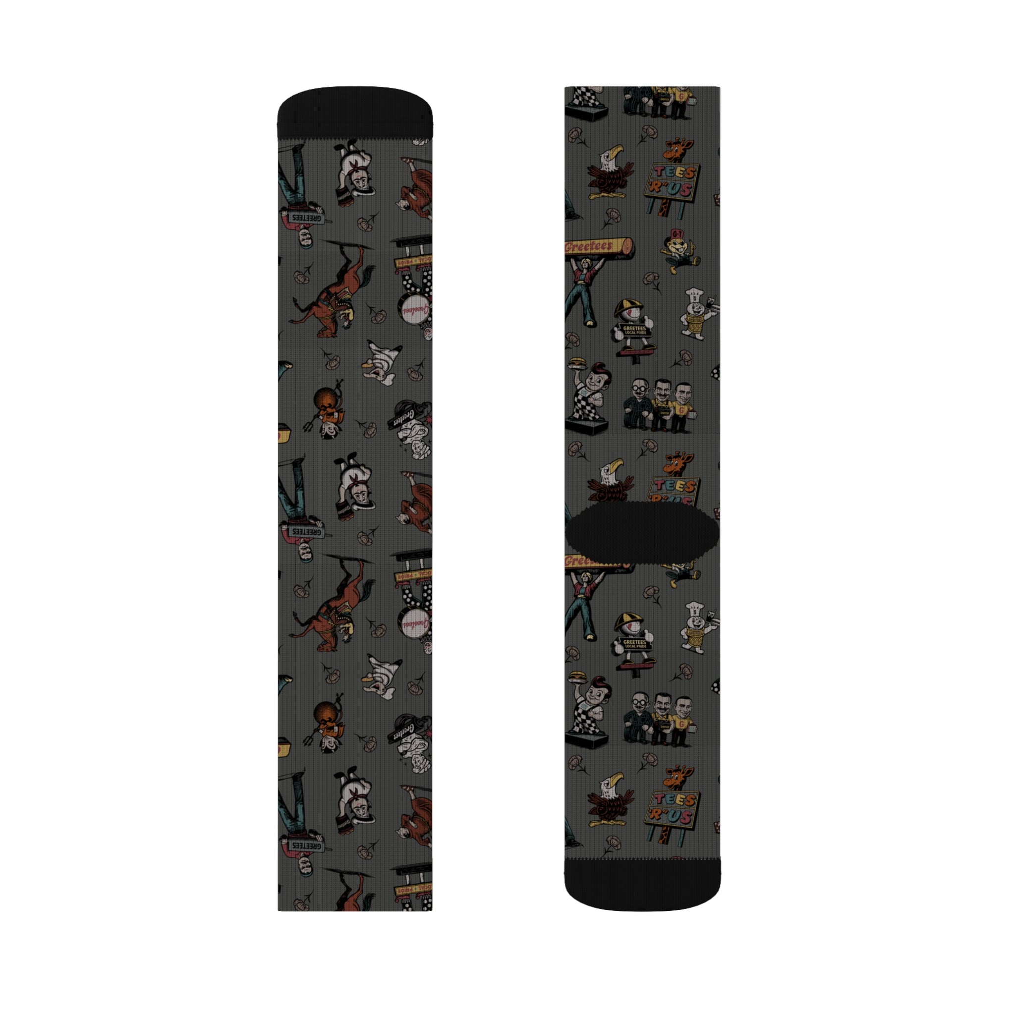 Greetees Valley Icons Midnight Socks