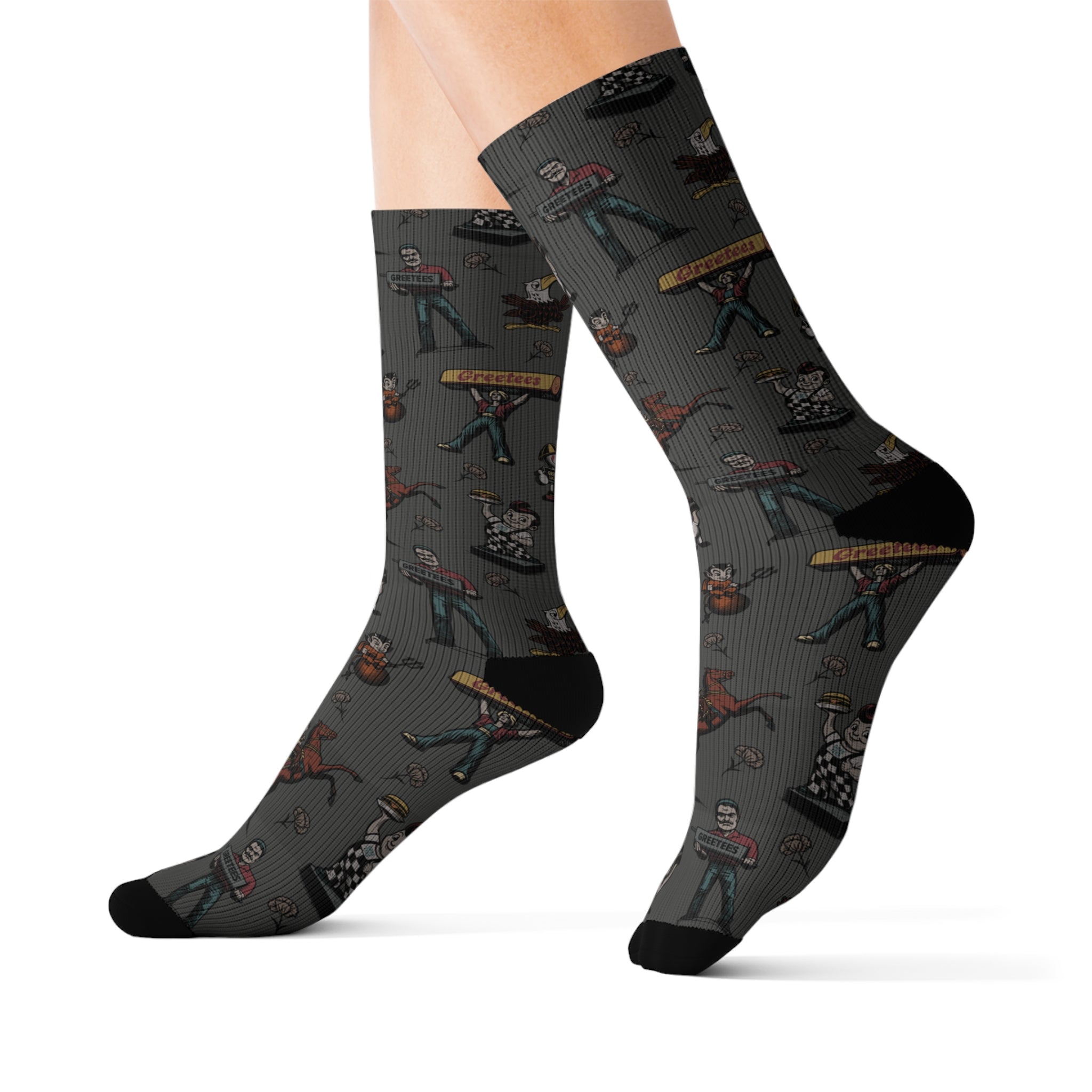 Greetees Valley Icons Midnight Socks