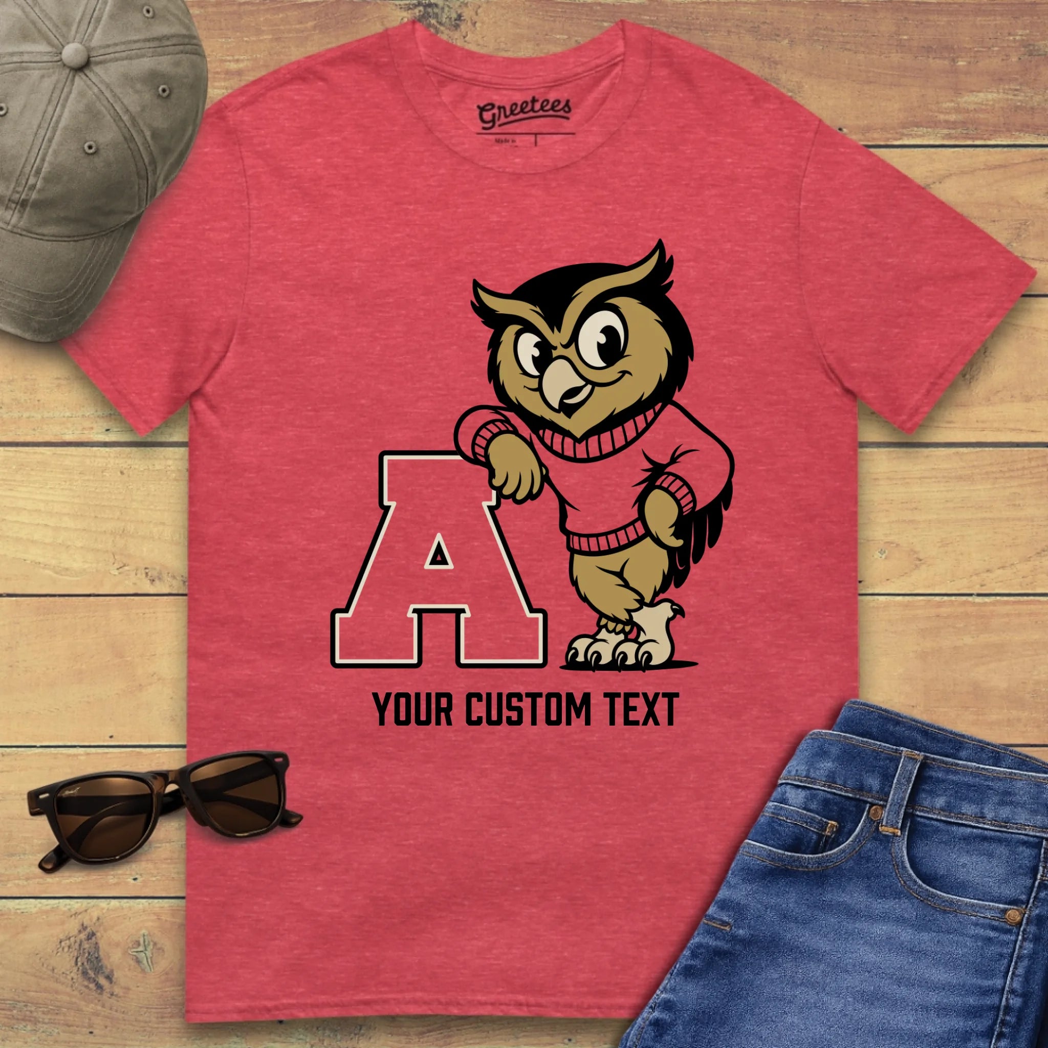 MascotTeeMockups-1080x1080-HthrRed