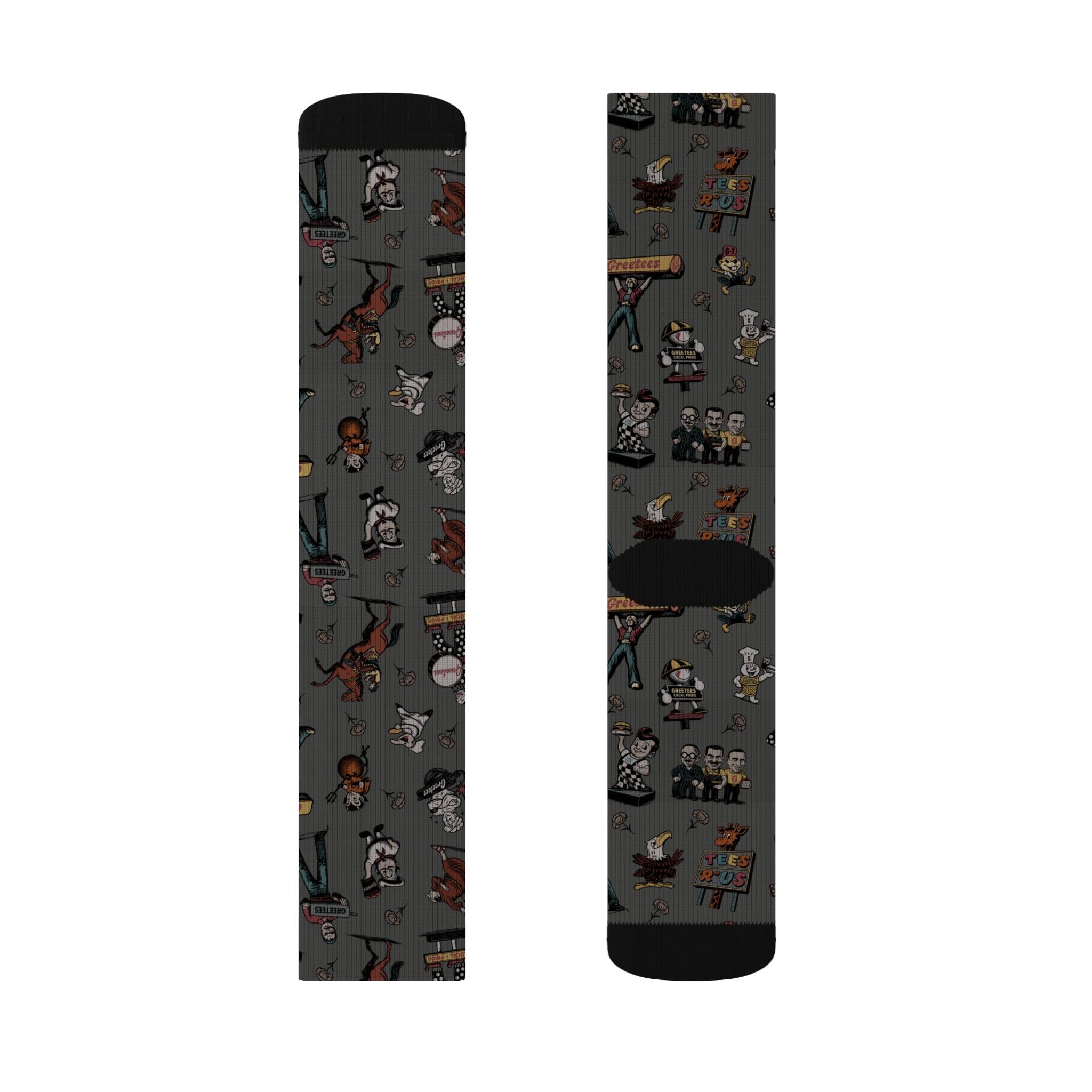 Greetees Valley Icons Midnight Socks