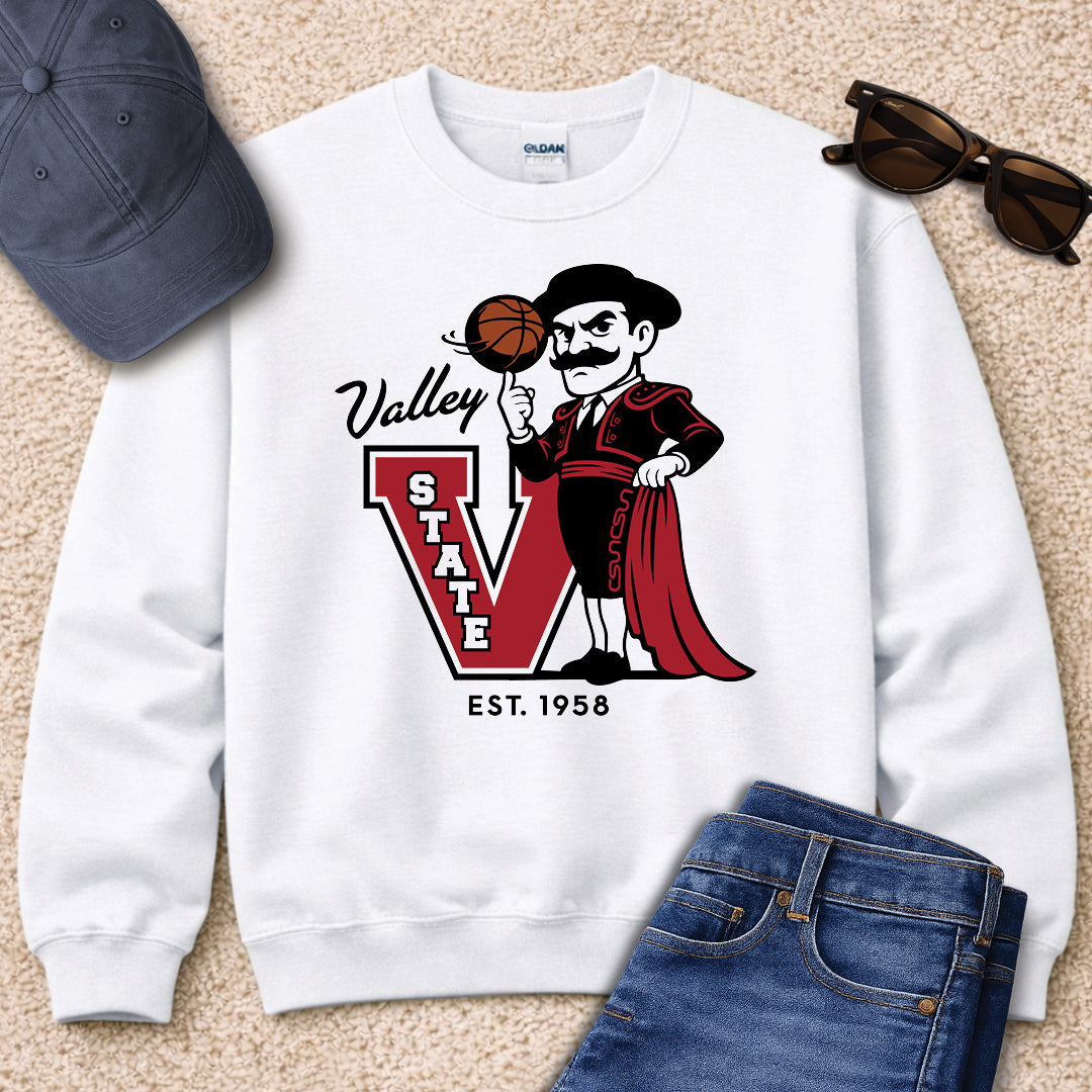 Greetees Valley St. Basketball Sweatshirt