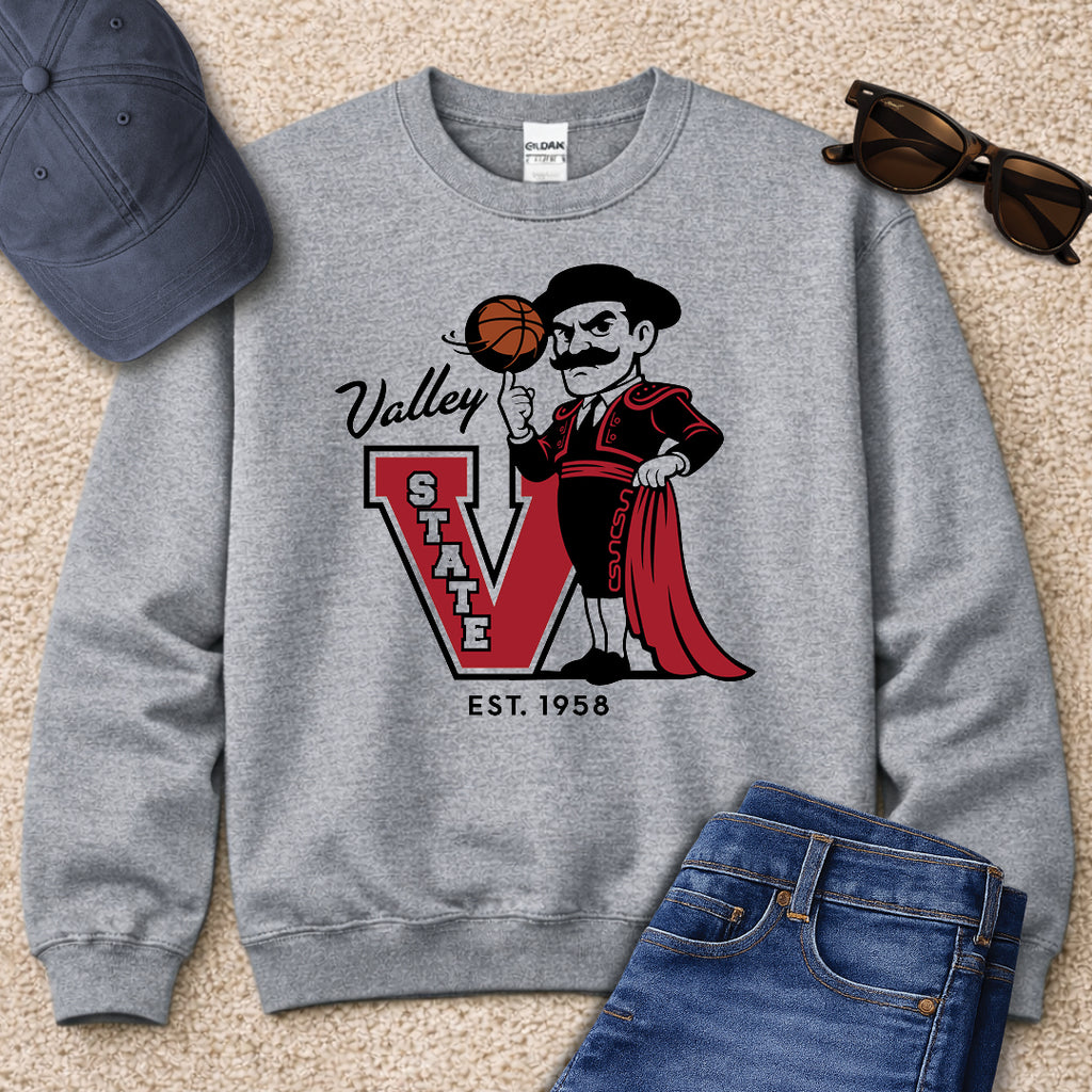 Greetees Valley St. Basketball Sweatshirt