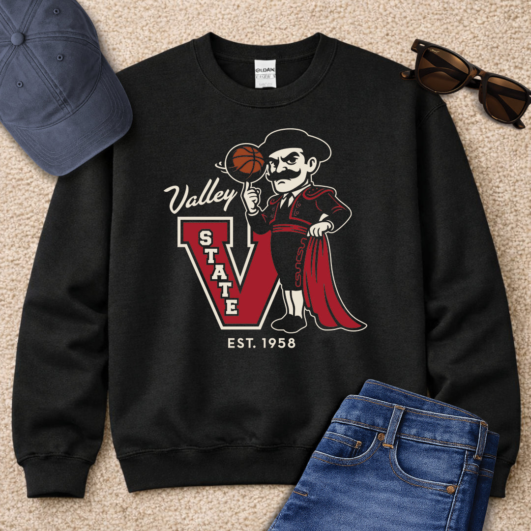 Greetees Valley St. Basketball Sweatshirt