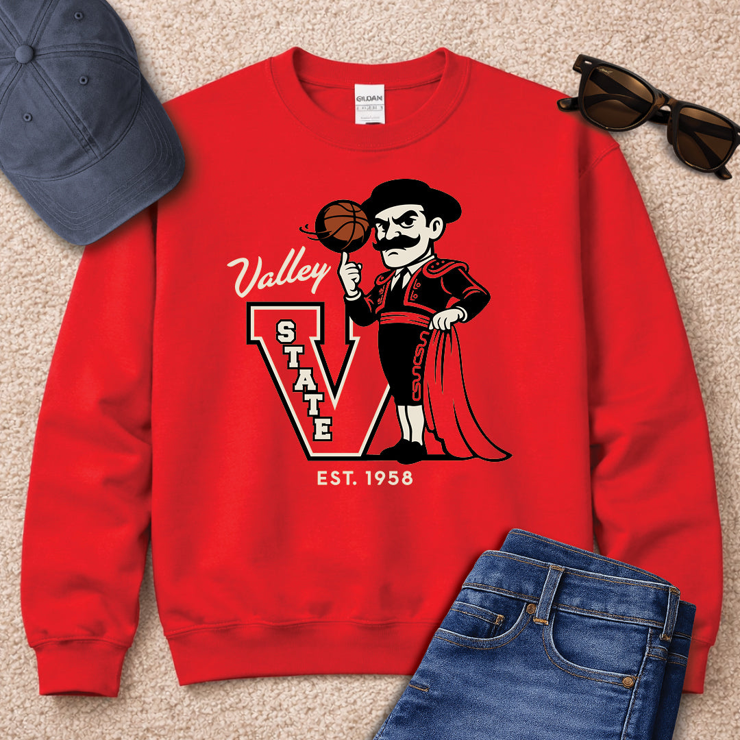 Greetees Valley St. Basketball Sweatshirt