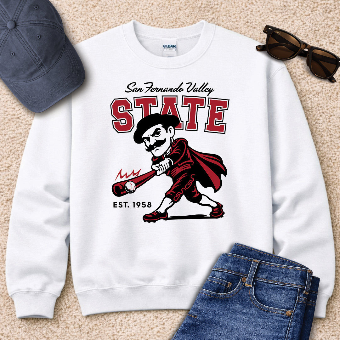 Greetees Valley St. Baseball Sweatshirt