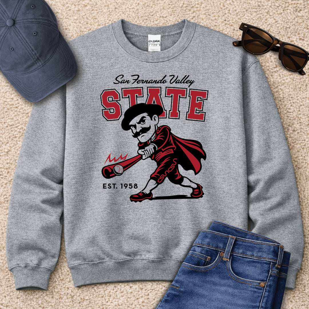 Greetees Valley St. Baseball Sweatshirt