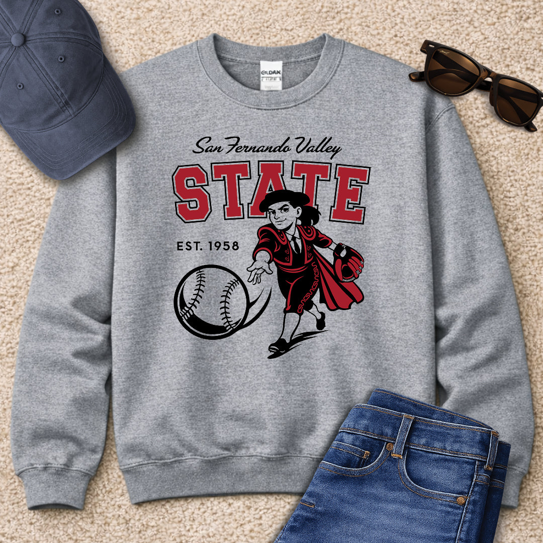 Greetees Valley St. Softball Sweatshirt
