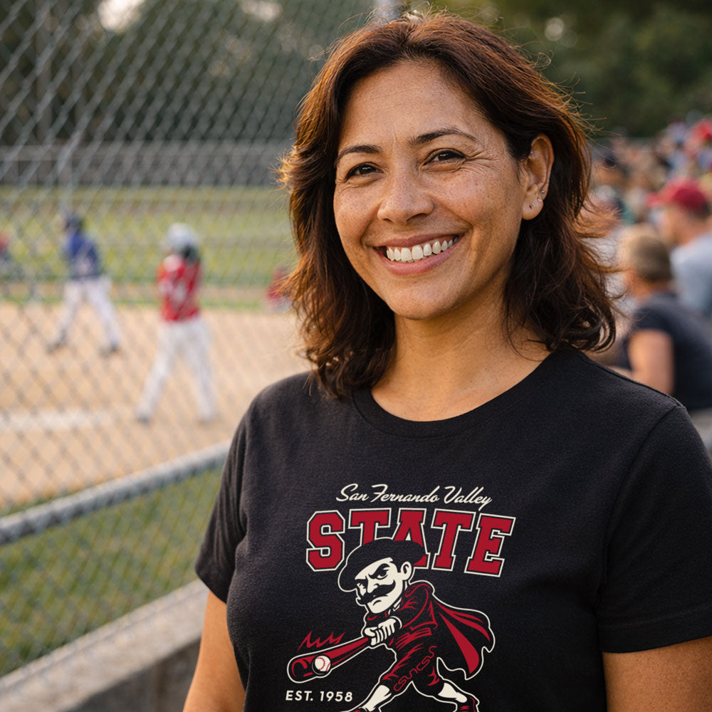 Women’s Greetees San Fernando Valley State Baseball T-shirt