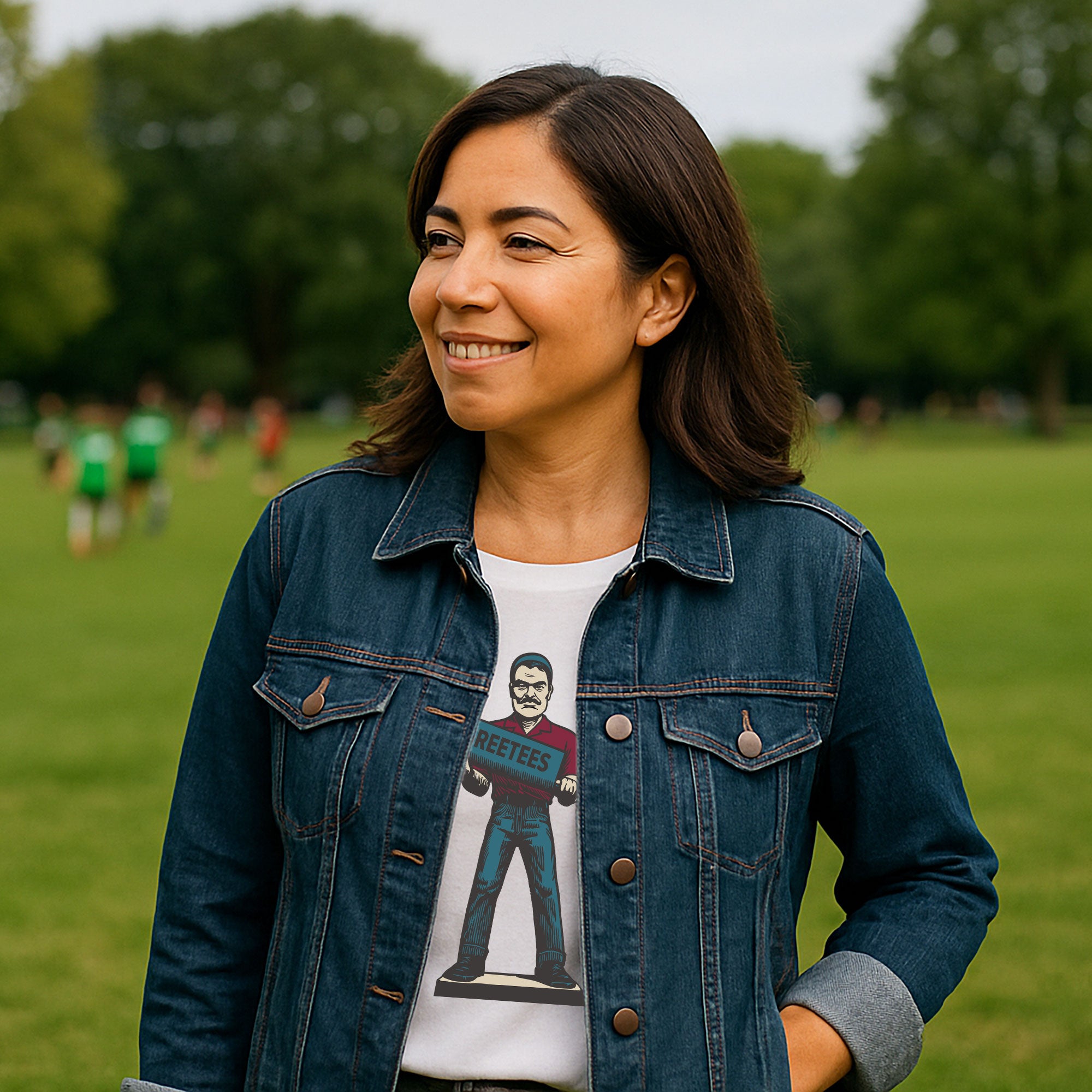 Women’s Greetees Mufflerman T-shirt