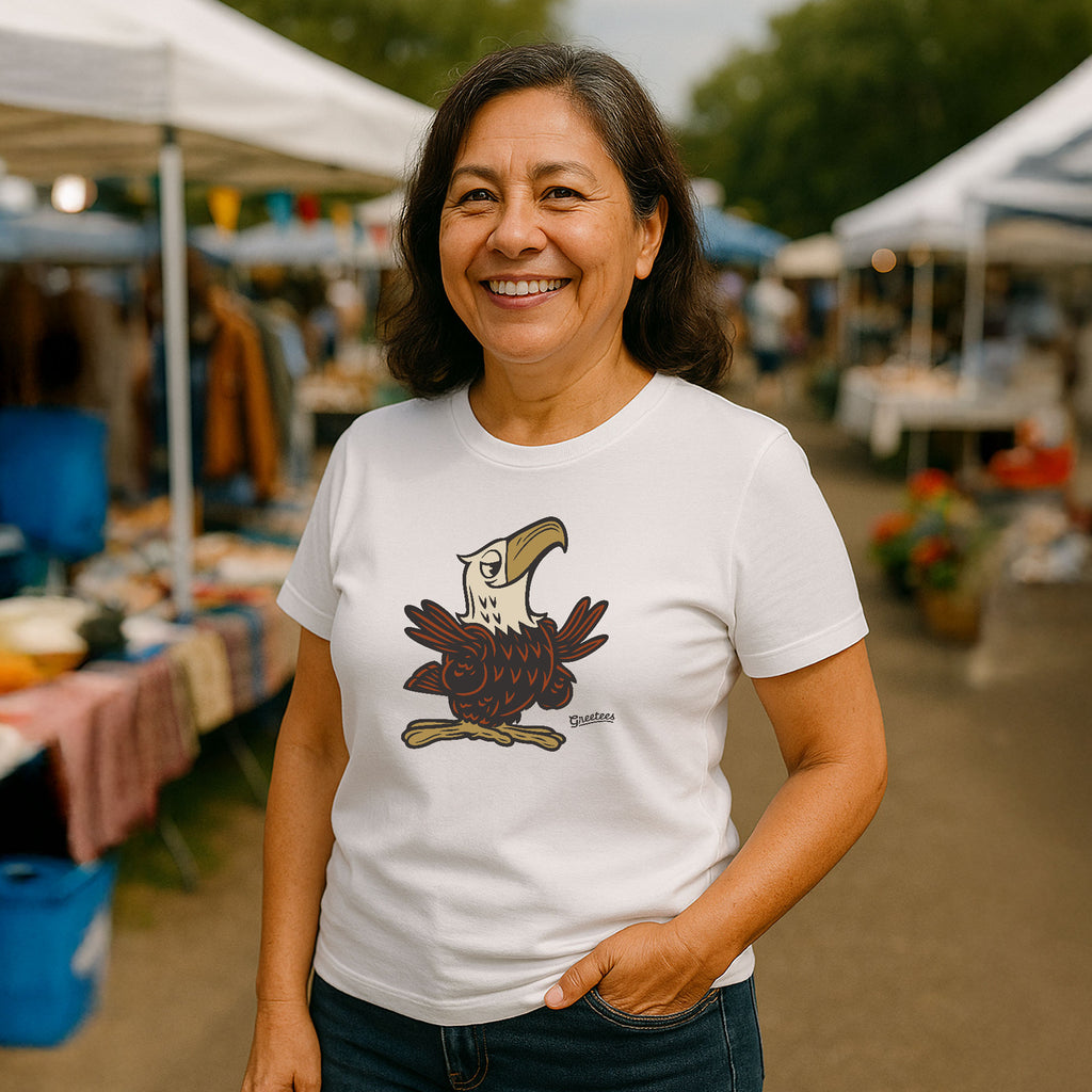 Women’s Greetees Beer Eagle T-shirt