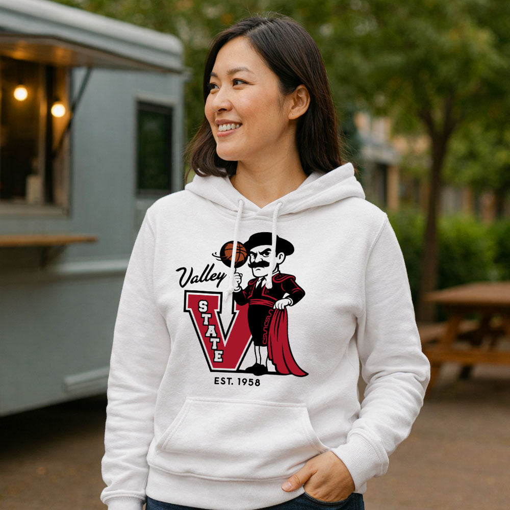 Greetees Valley St. Basketball Hoodie