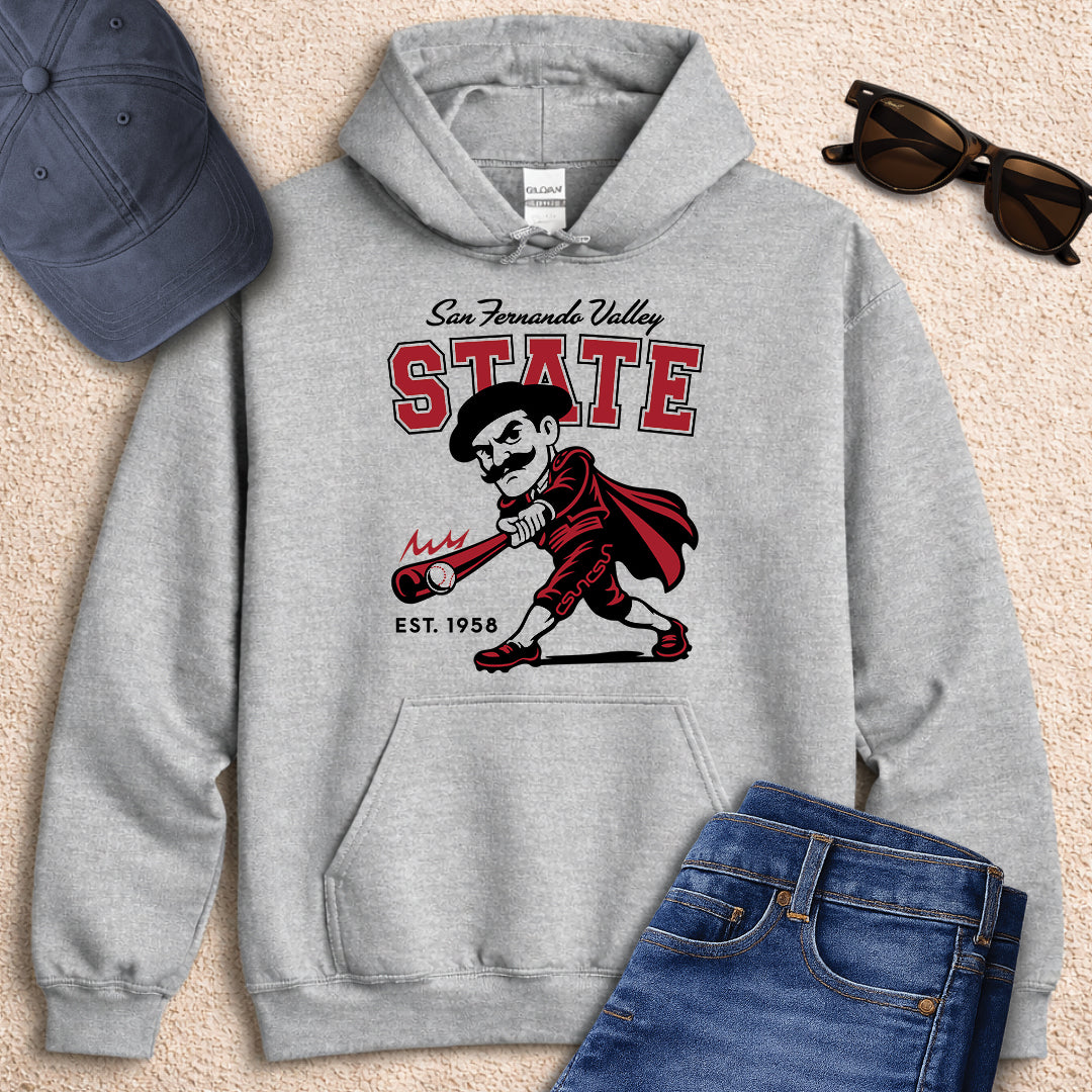 Greetees San Fernando Valley State Baseball Hoodie
