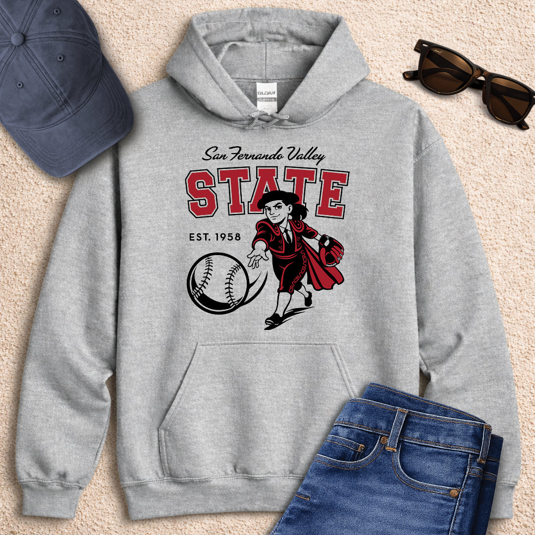 Greetees Valley St. Softball Hoodie