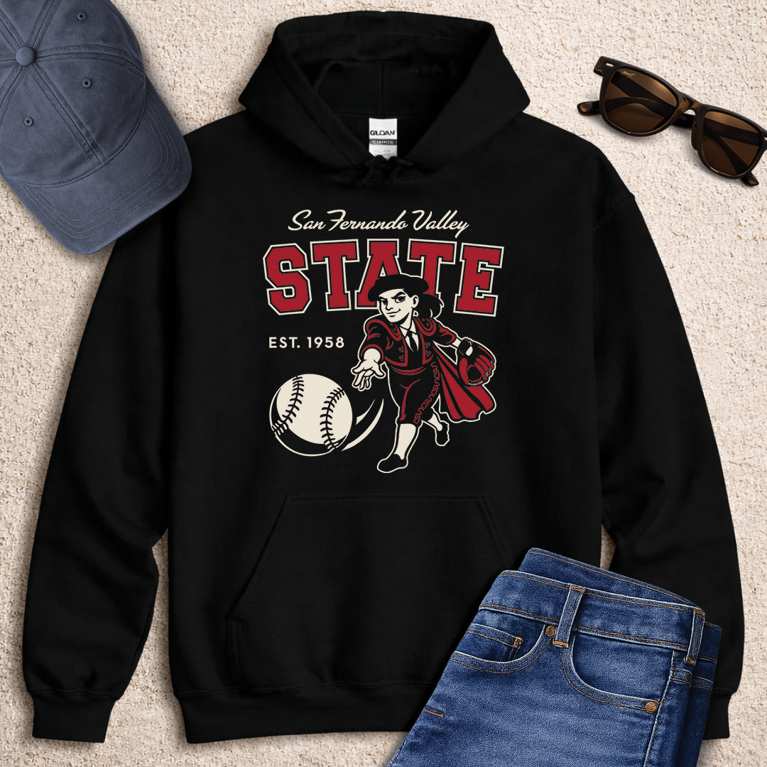 Greetees Valley St. Softball Hoodie