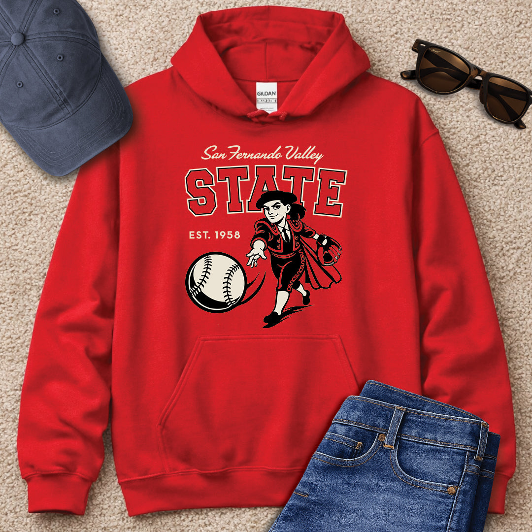 Greetees Valley St. Softball Hoodie