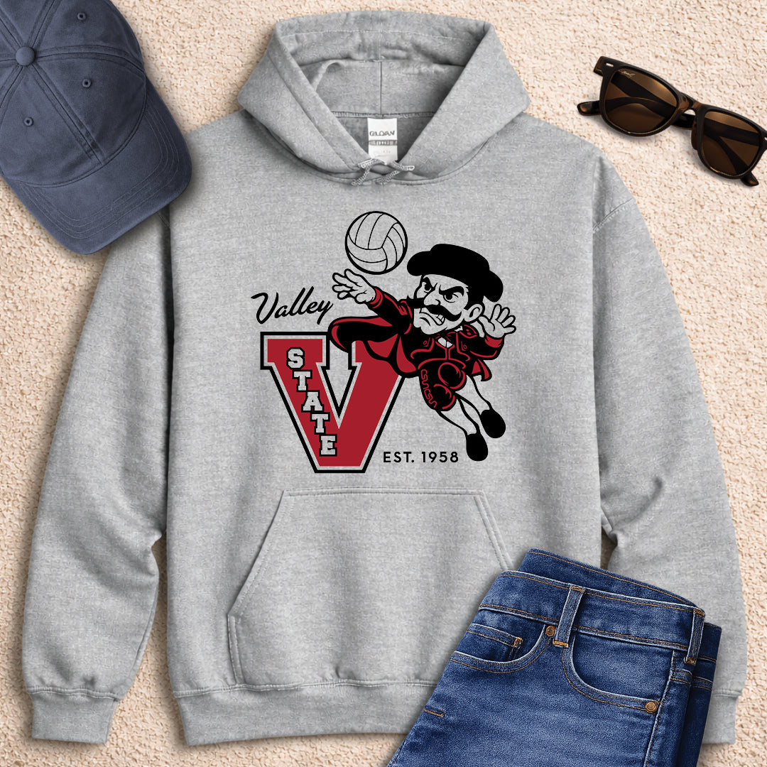 Greetees Valley St. Volleyball Hoodie