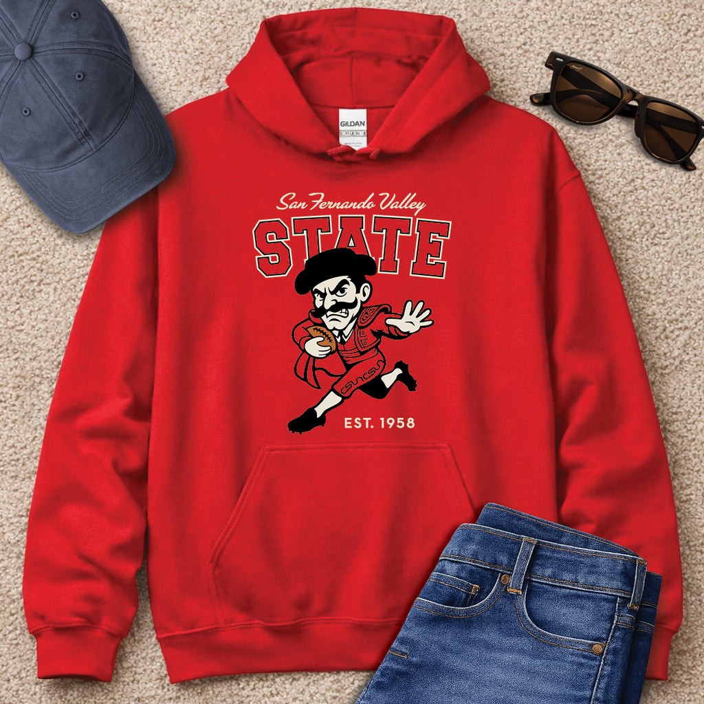 Greetees Valley St. Football Hoodie