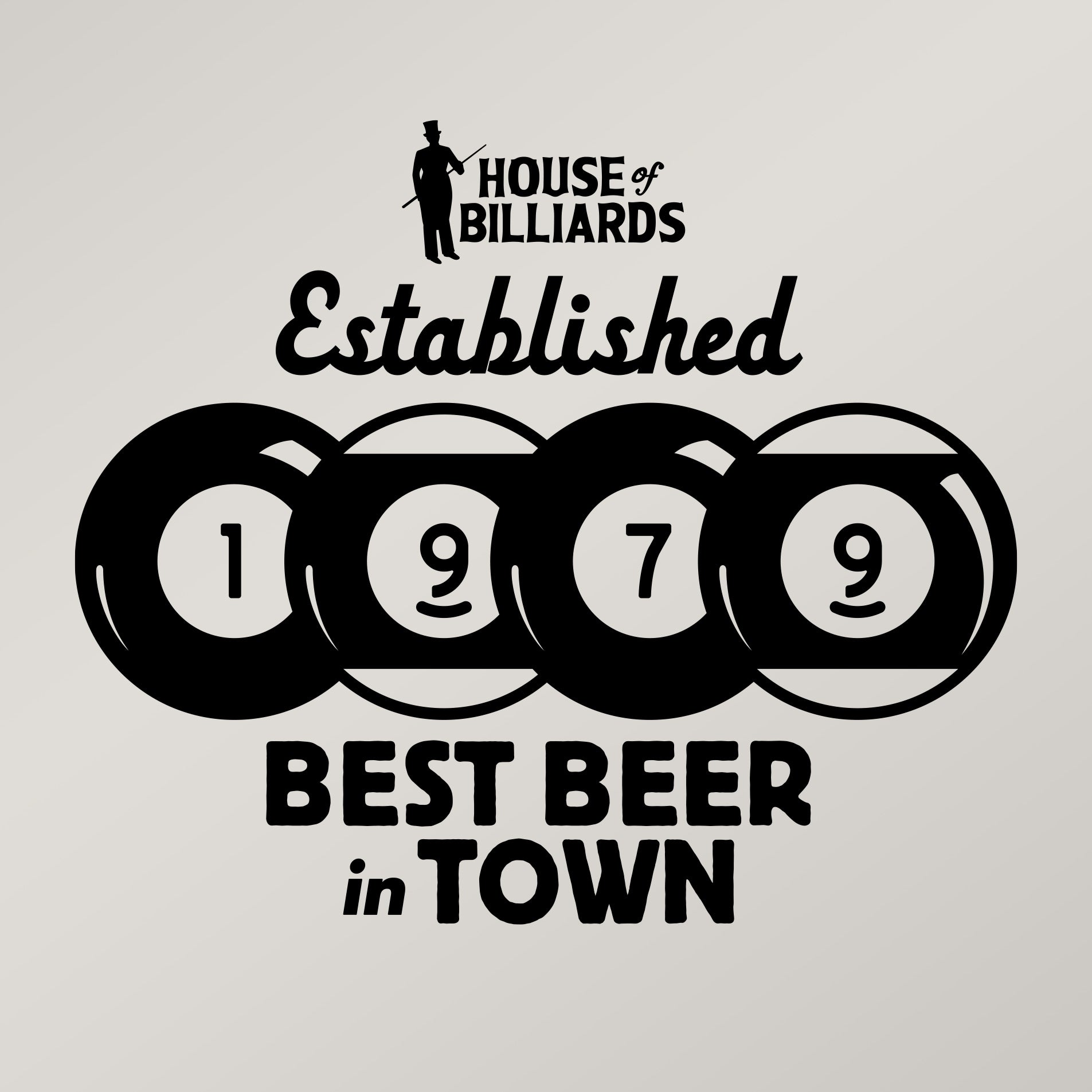 KOABD House of Billiards 1979 T-shirt