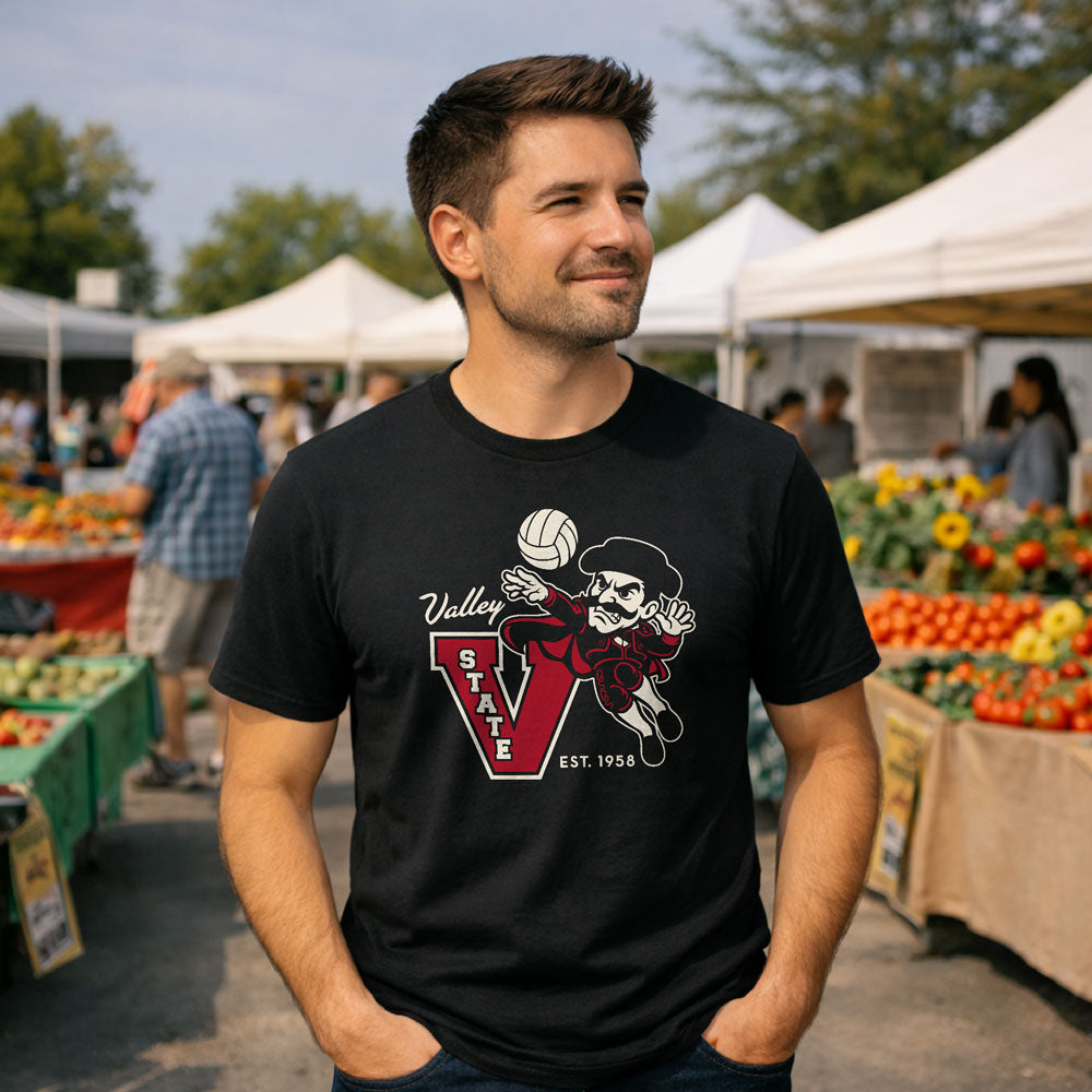Greetees Valley St. Volleyball T-shirt