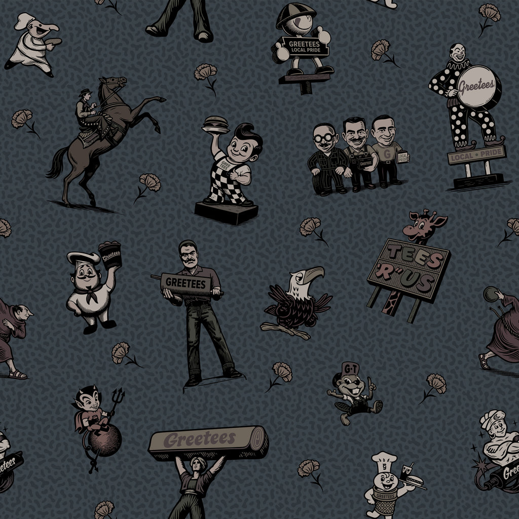 Greetees Valley Icons Midnight Pillow