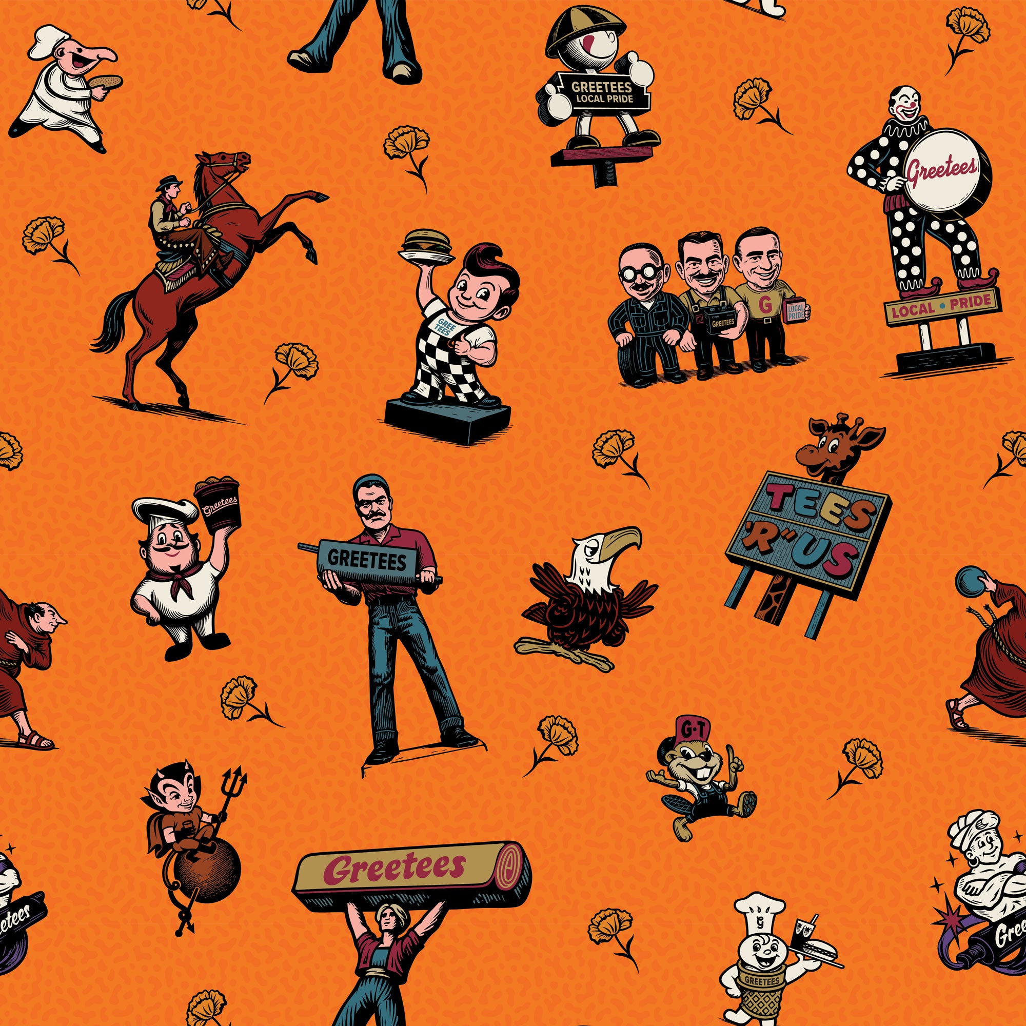 Greetees Valley Icons Poppy Pillow