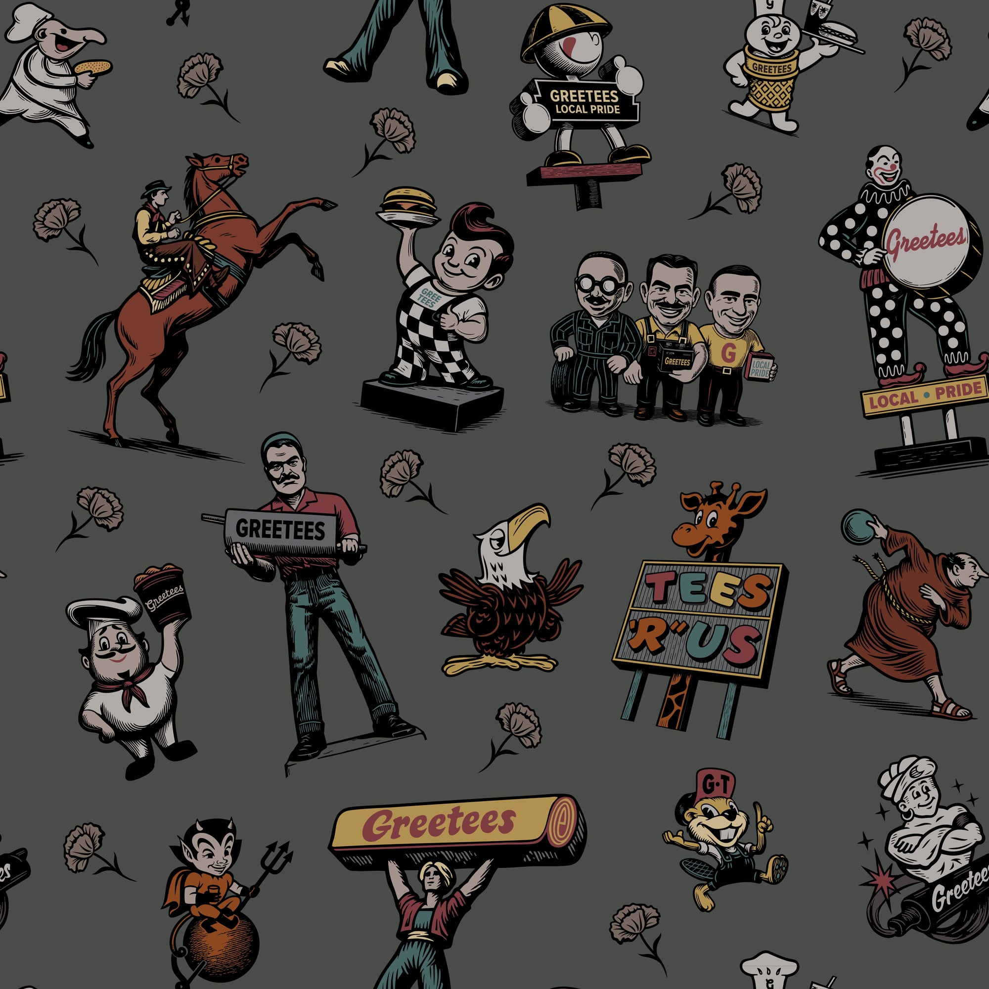 Greetees Valley Icons Midnight Socks