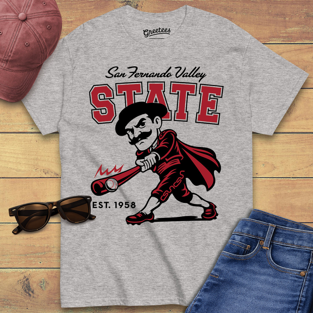 Greetees San Fernando Valley State Baseball T-shirt