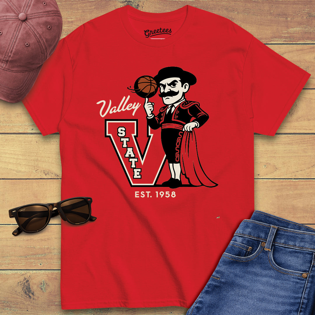 Greetees Valley St. Basketball T-shirt