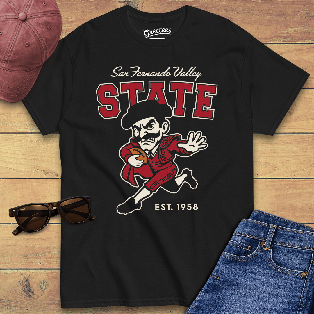 Greetees Valley St. Football T-shirt