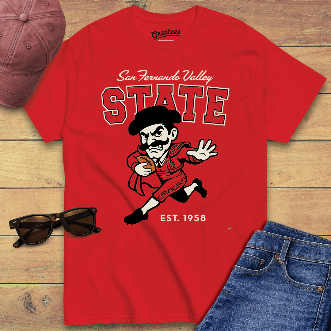 Greetees Valley St. Football T-shirt