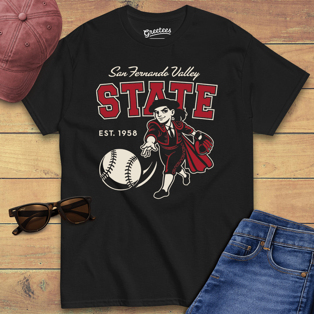 Greetees Valley St. Softball T-shirt