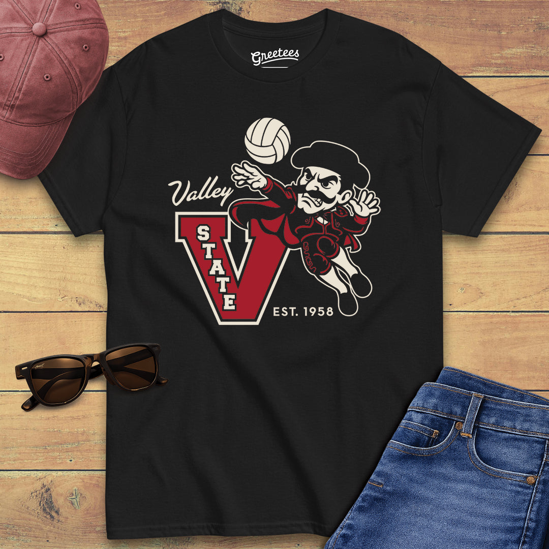 Greetees Valley St. Volleyball T-shirt