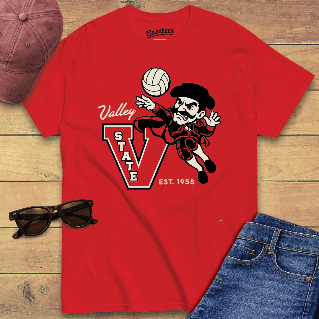 Greetees Valley St. Volleyball T-shirt
