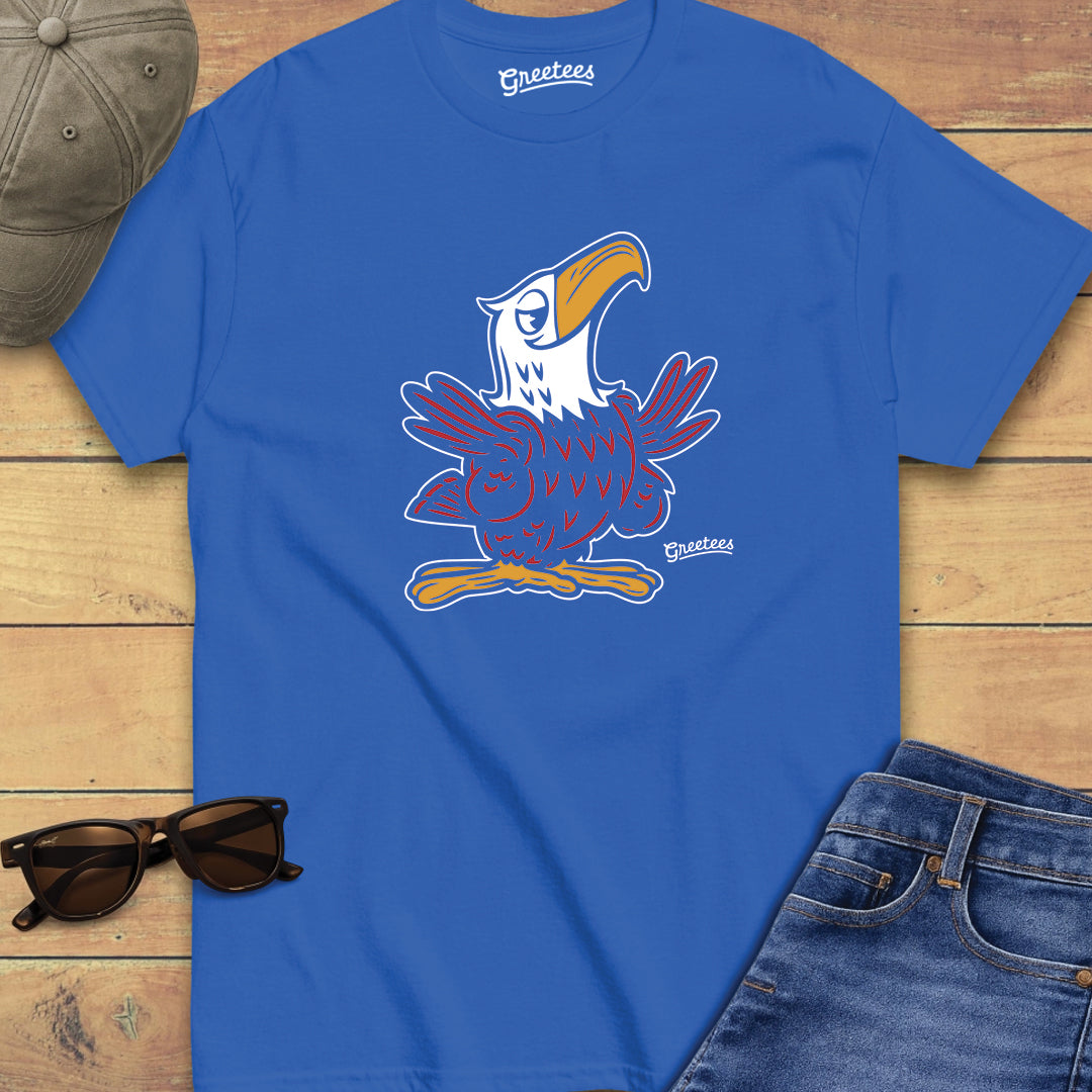 Greetees Beer Eagle Holiday T-shirt