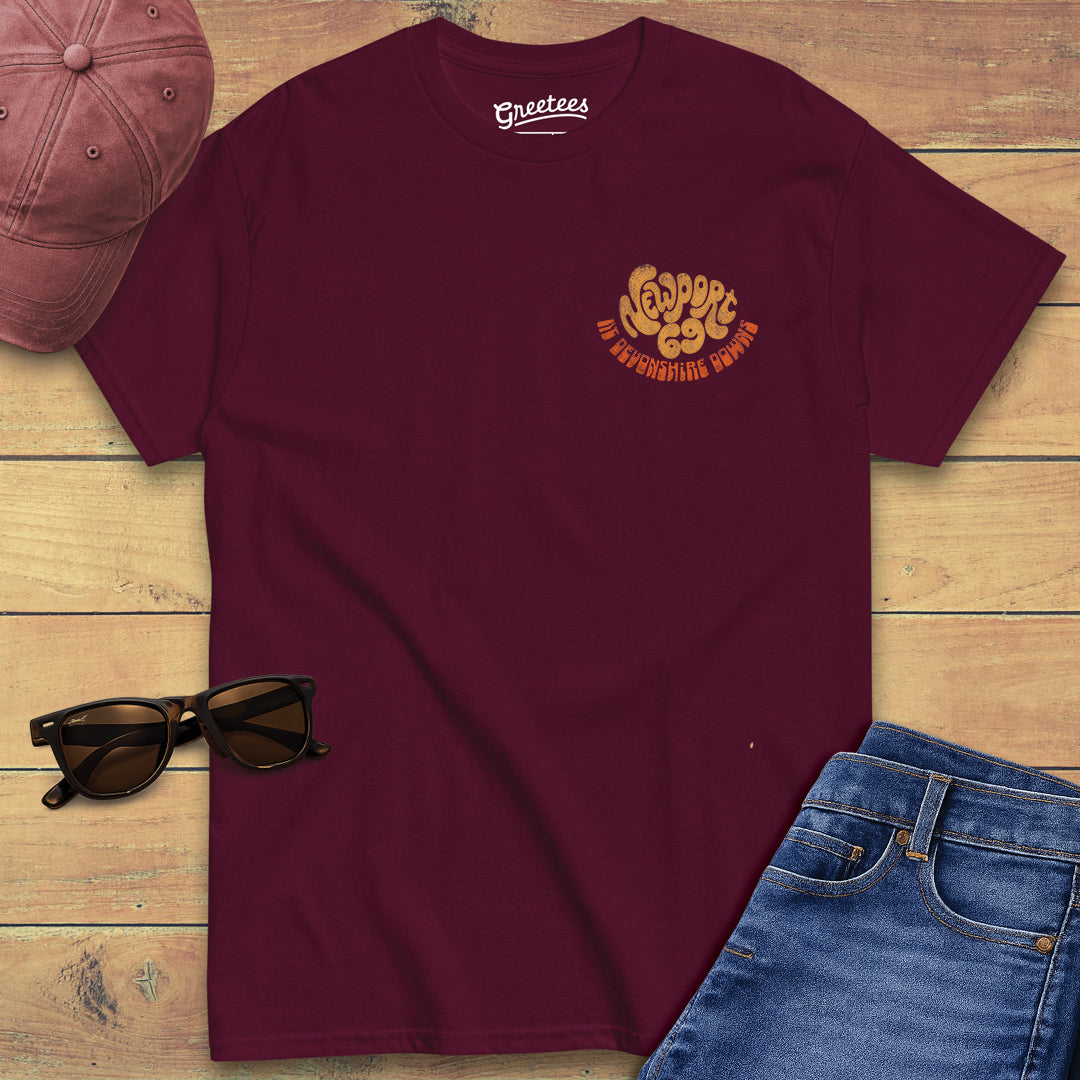 Greetees Newport 69 Acts T-shirt