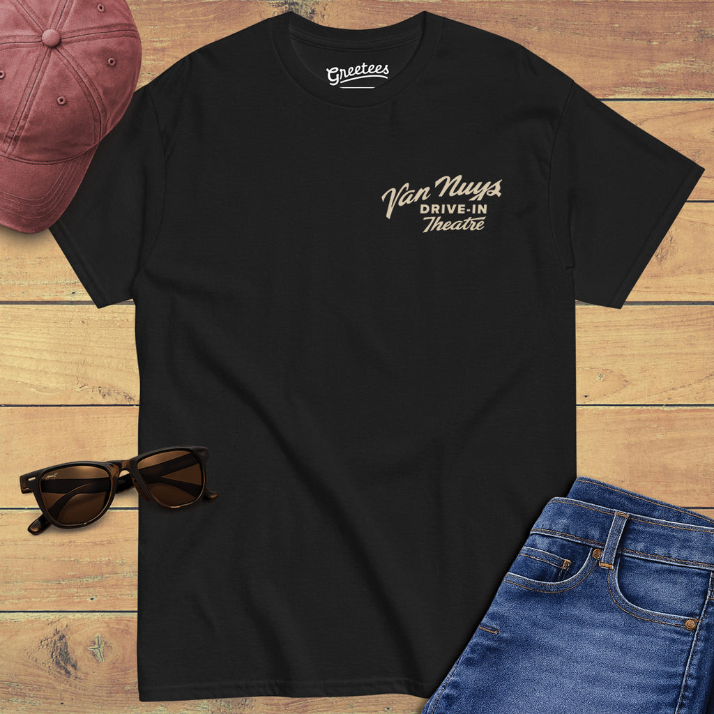 Greetees Van Nuys Drive In Moonshine T-shirt