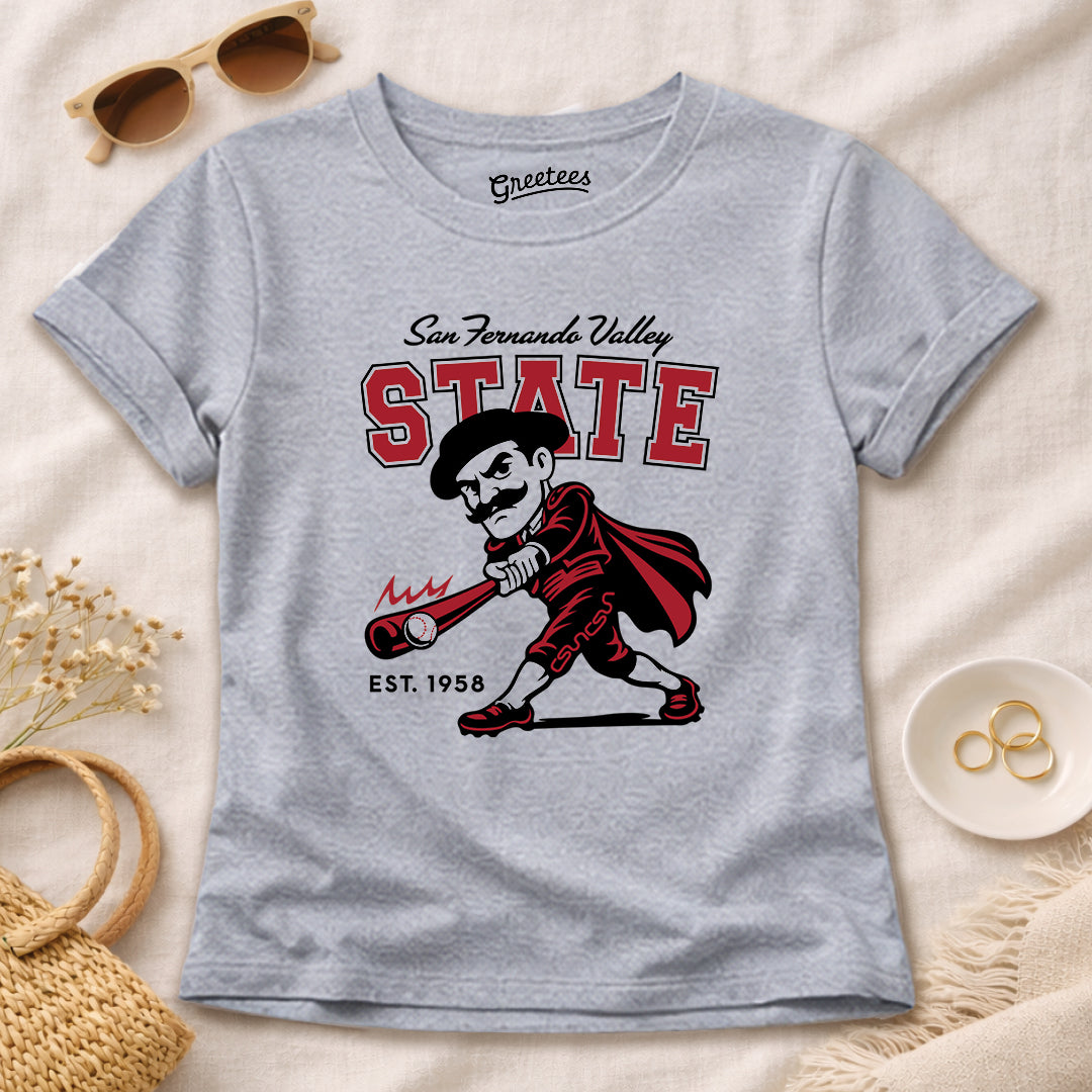 Women’s Greetees San Fernando Valley State Baseball T-shirt