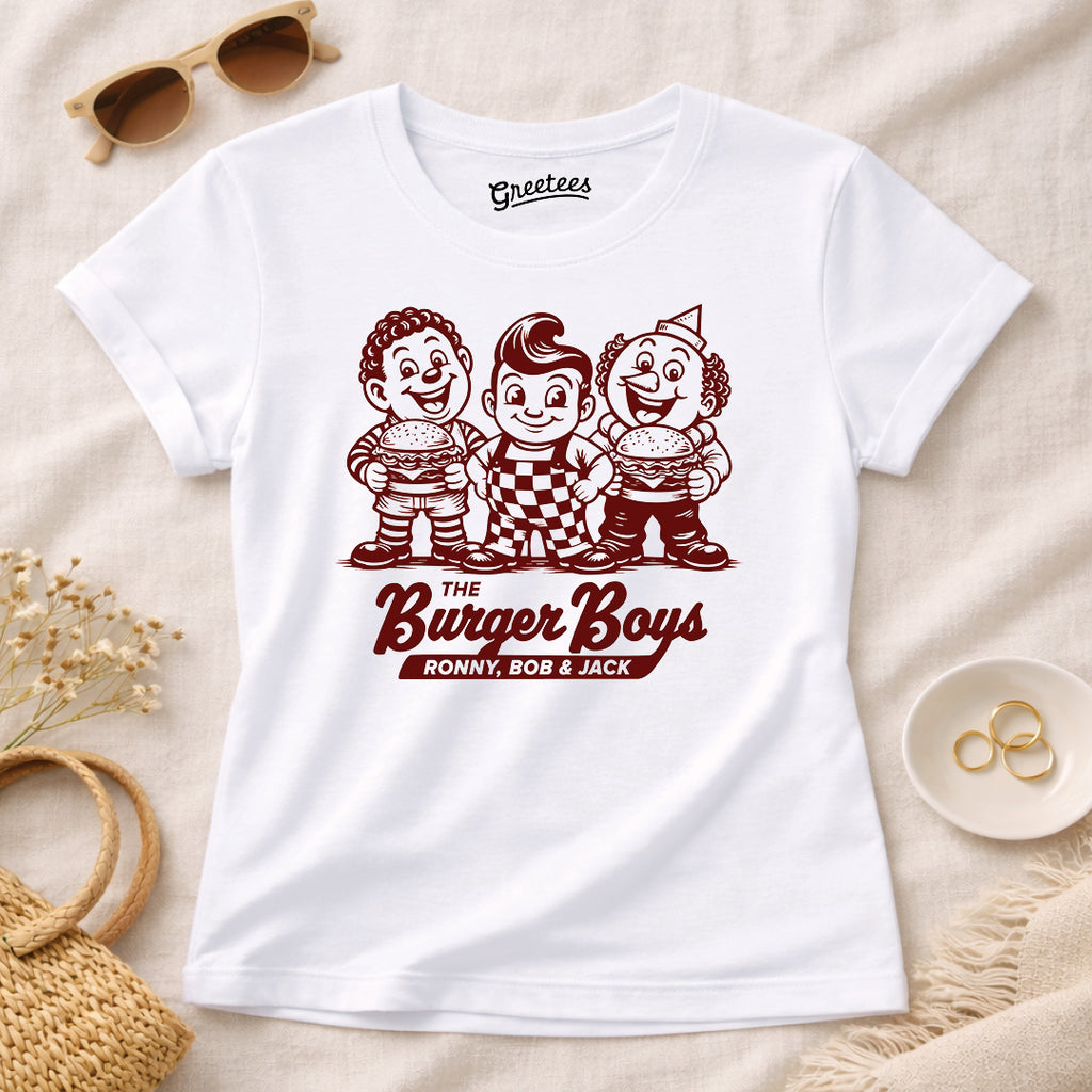 Women’s Greetees Burger Boys T-shirt