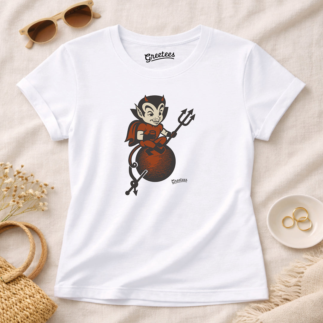 Women’s Greetees Devil T-shirt