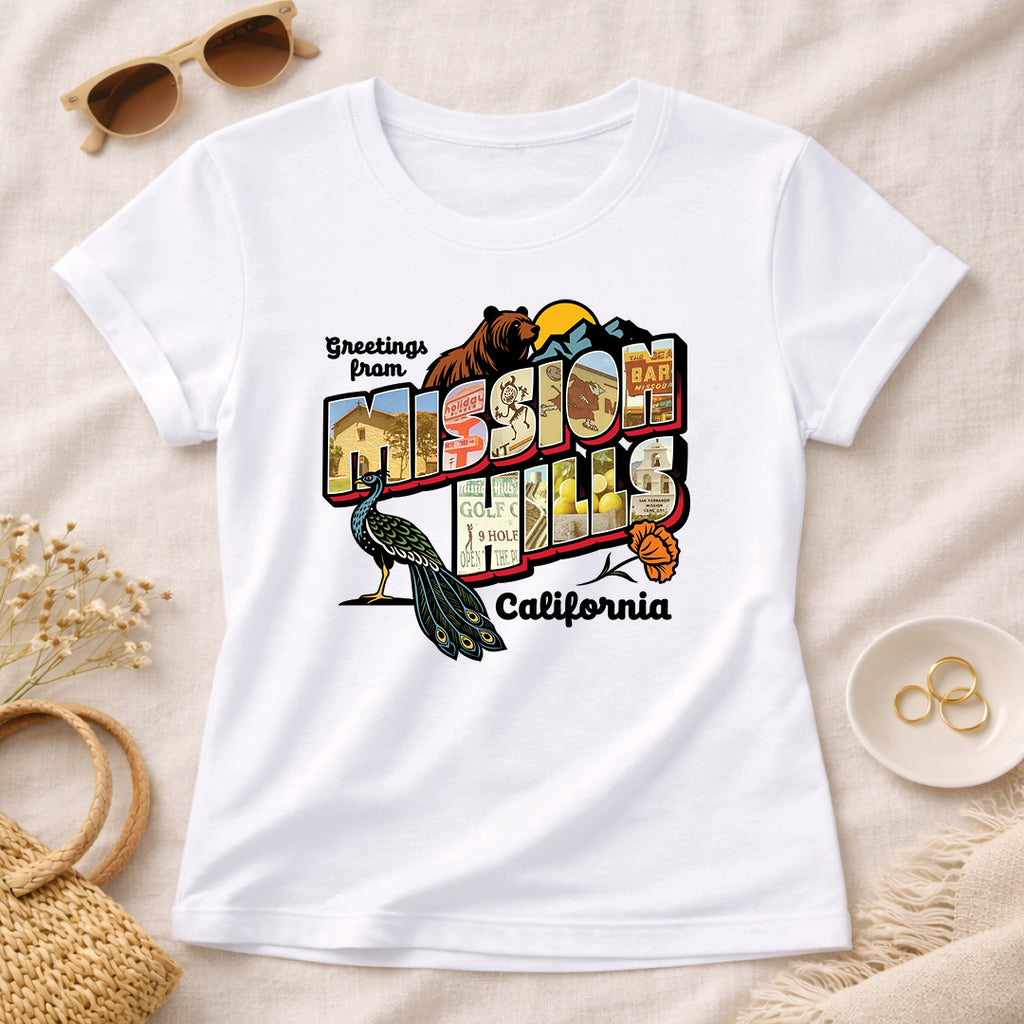 Women’s Greetees Mission Hills t-shirt