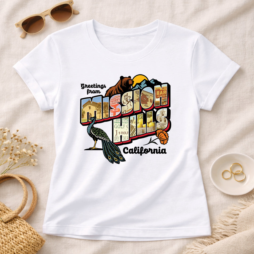 Women’s Greetees Mission Hills t-shirt