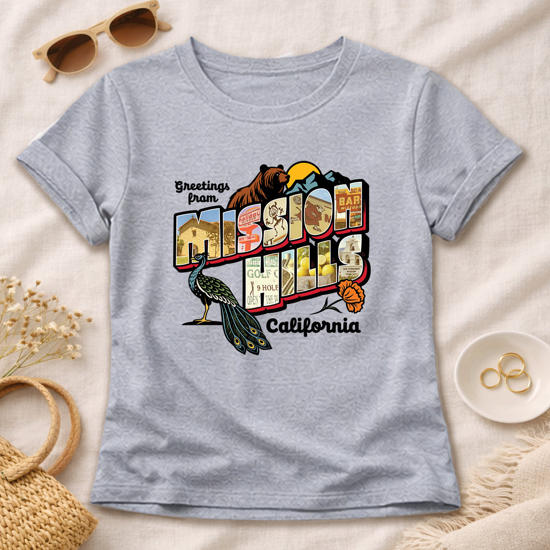 Women’s Greetees Mission Hills t-shirt