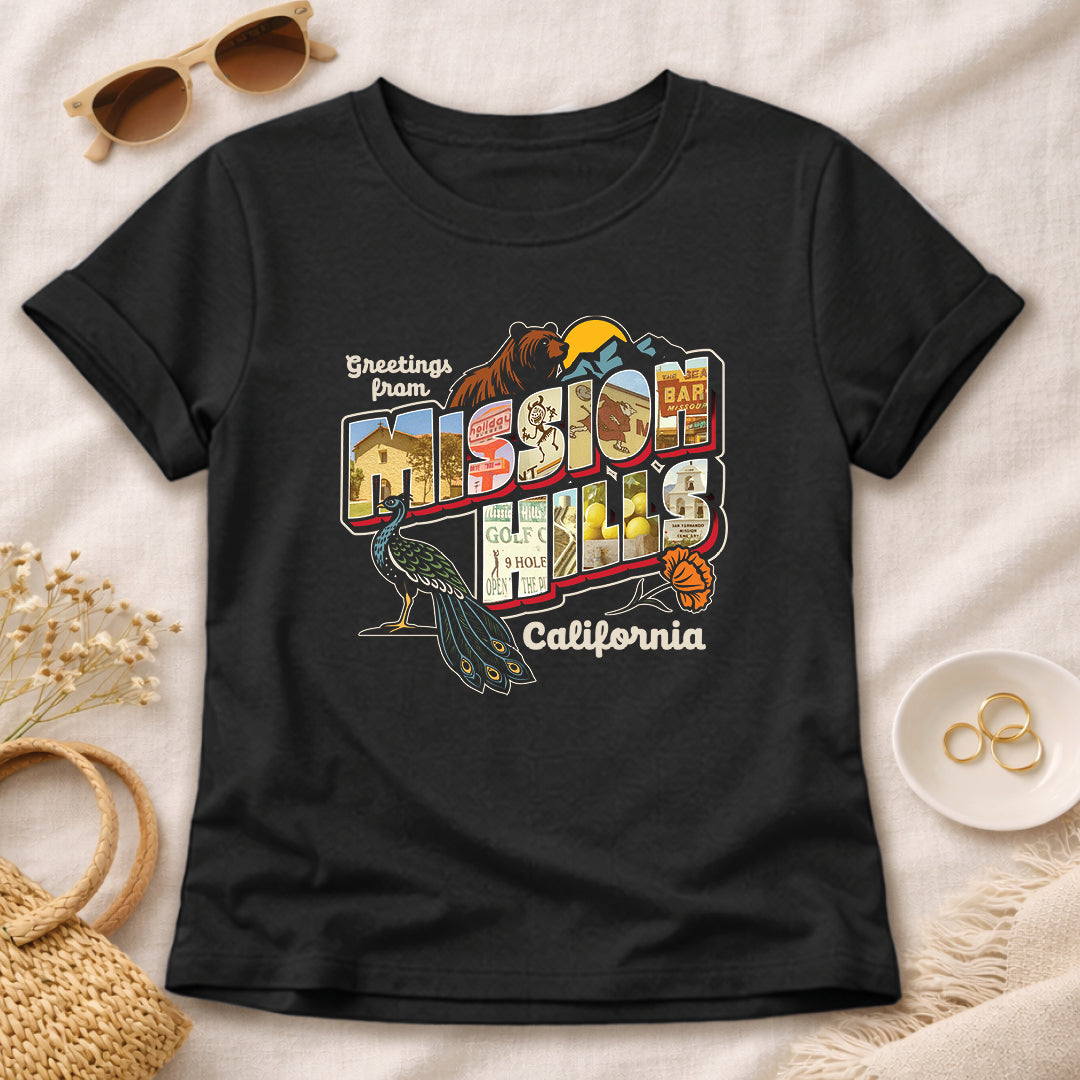 Women’s Greetees Mission Hills t-shirt