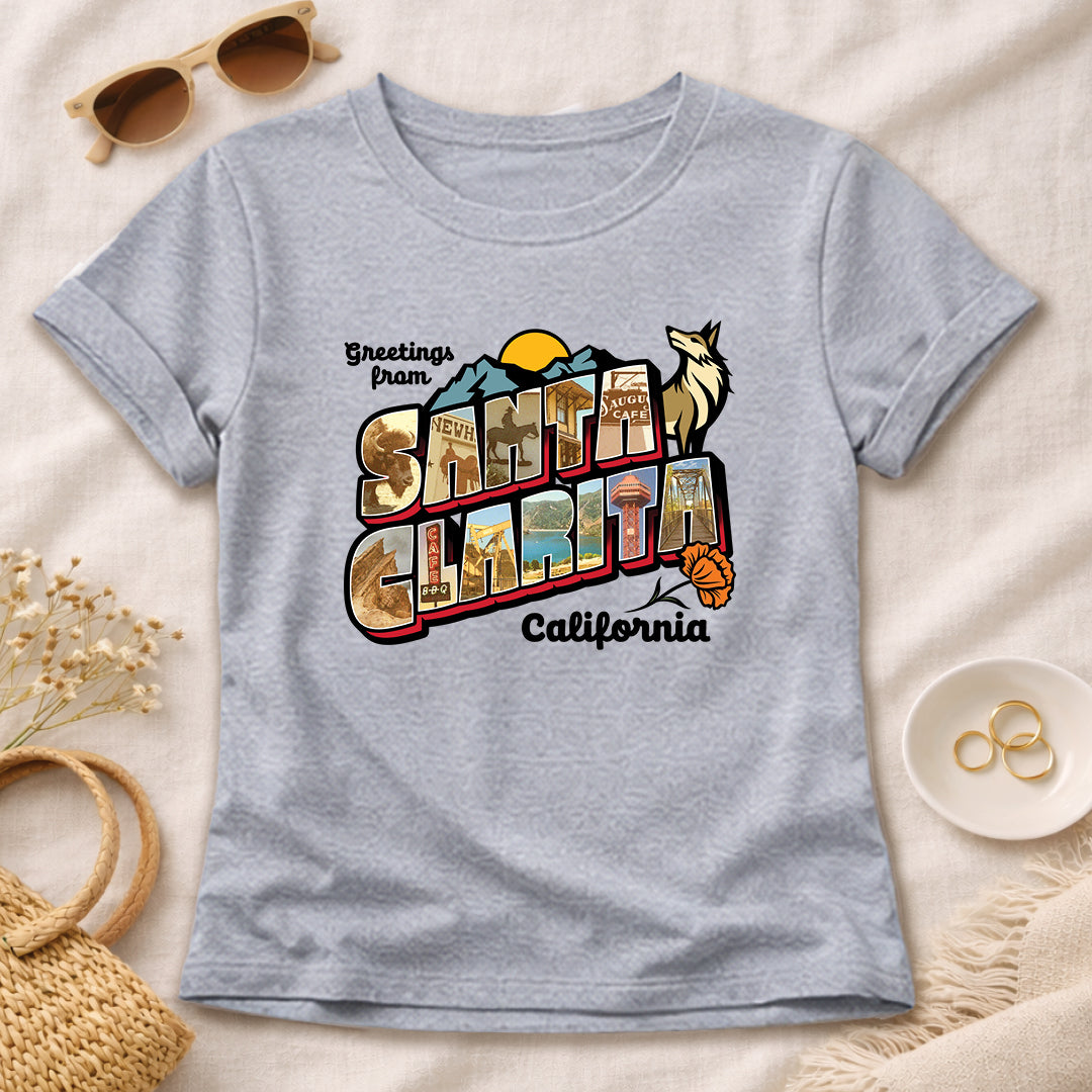 Women’s Greetees Santa Clarita t-shirt
