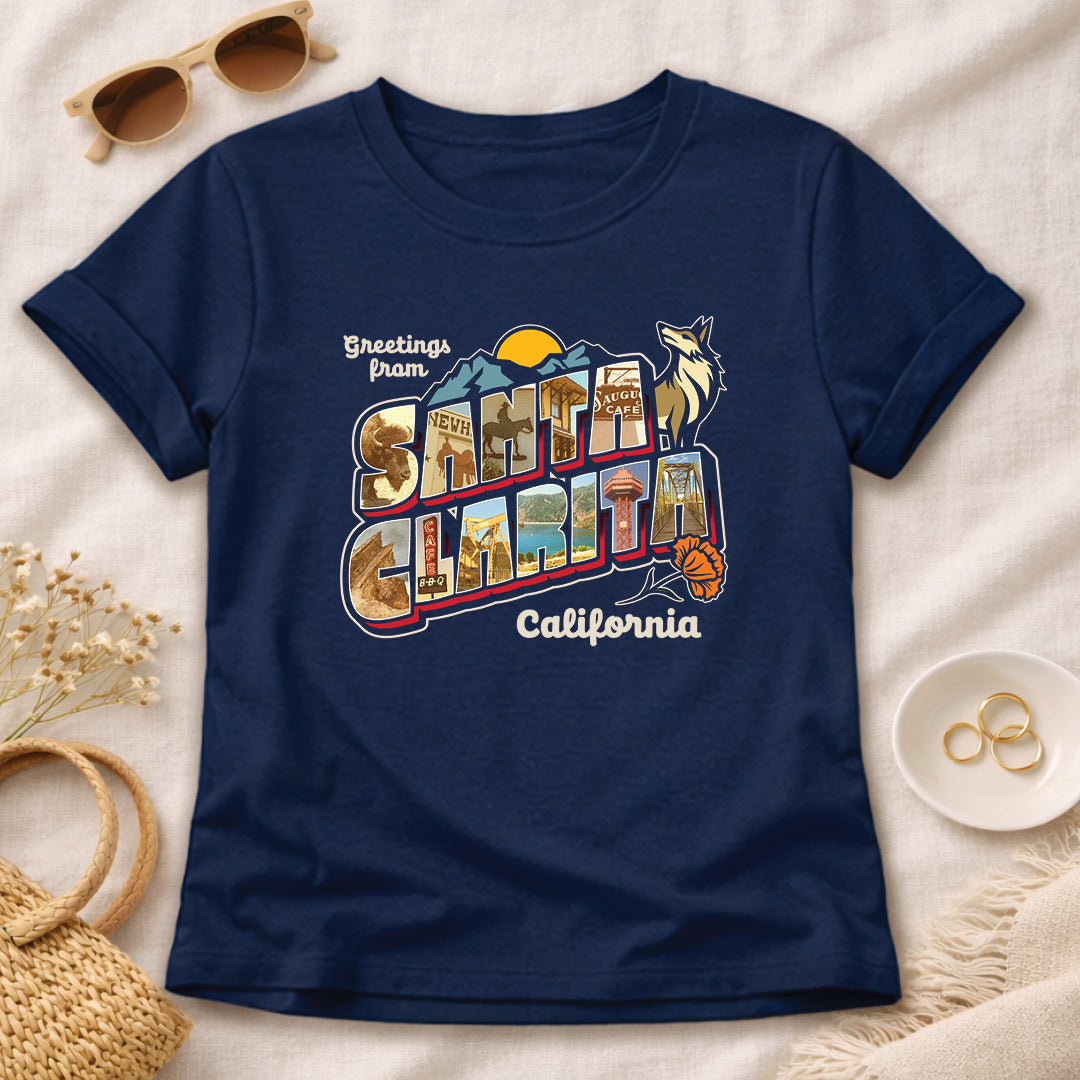 Women’s Greetees Santa Clarita t-shirt