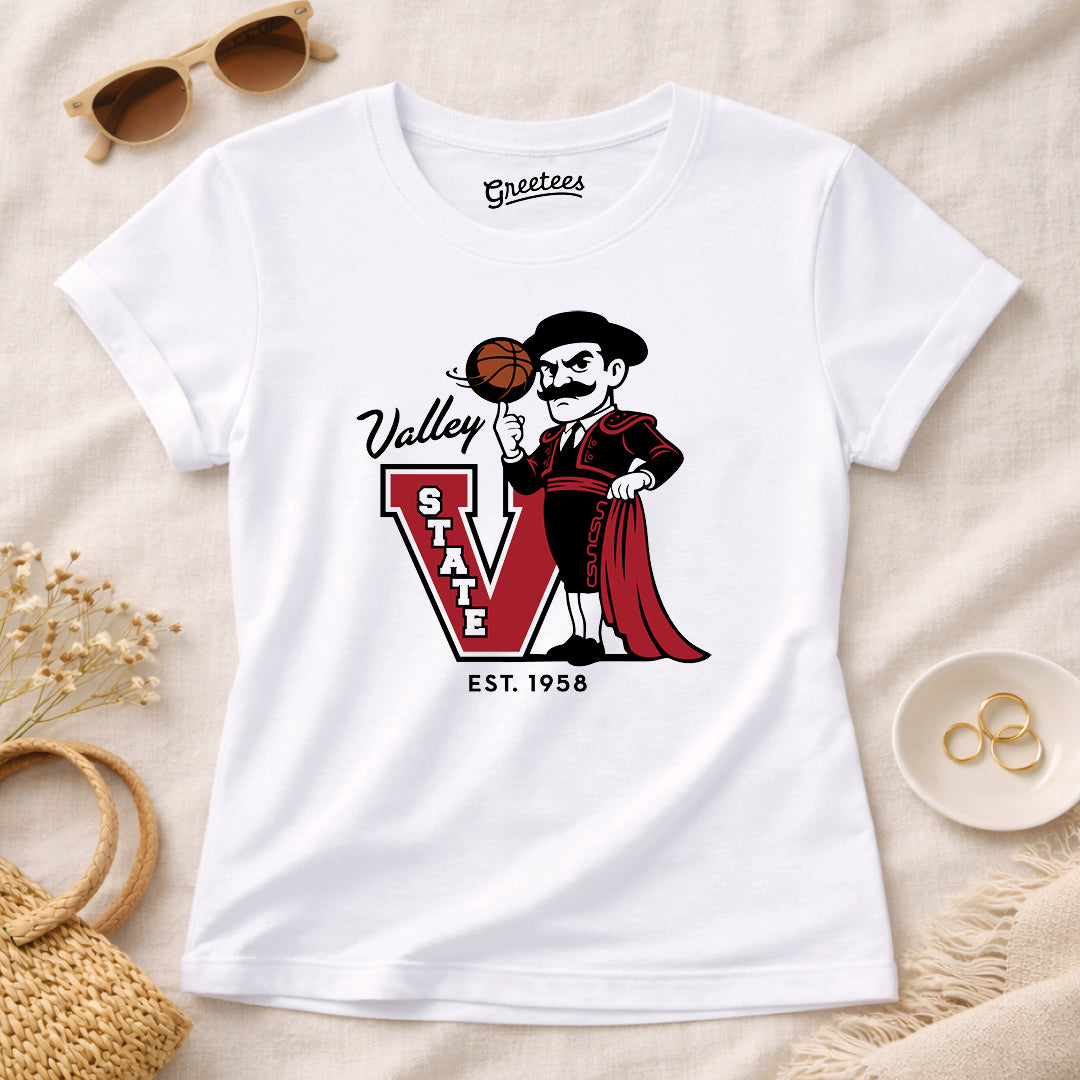 Women’s Greetees San Fernando Valley State Basketball T-shirt