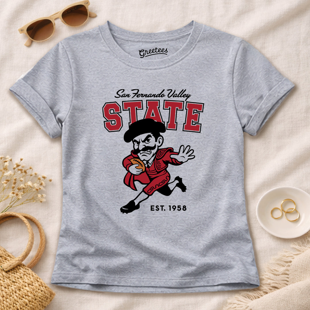 Women’s Greetees San Fernando Valley State Football T-shirt